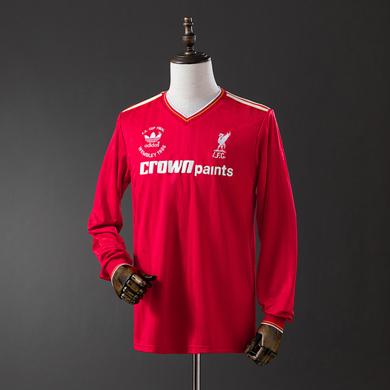 Liverpool FC 86/87 Home Long Sleeve Retro Jersey