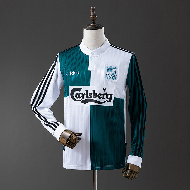 Liverpool FC 95/96 Away Long Sleeve Retro Jersey
