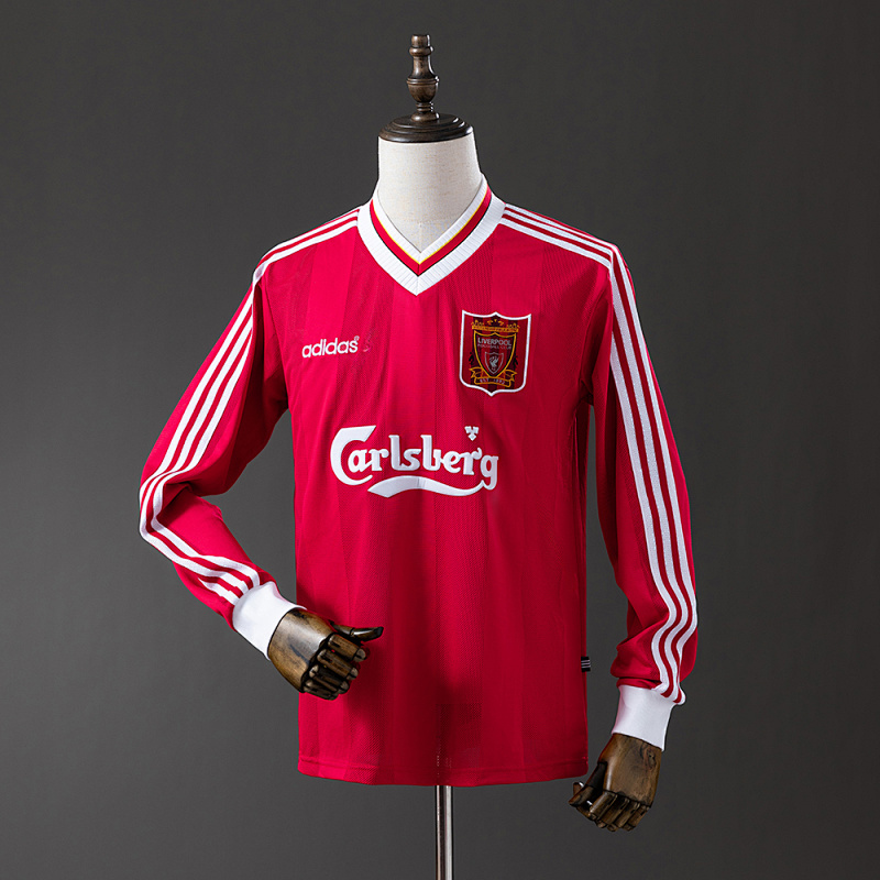 Liverpool FC 95/96 Home Long Sleeve Retro Jersey