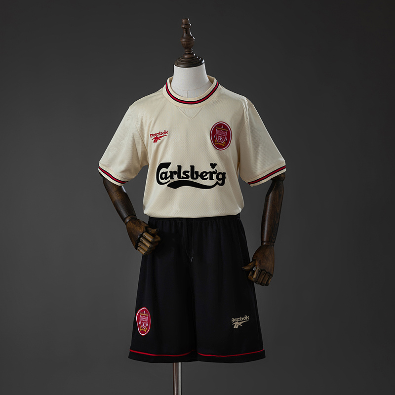 Liverpool FC 96/97 Away Retro Kids Kit Jersey