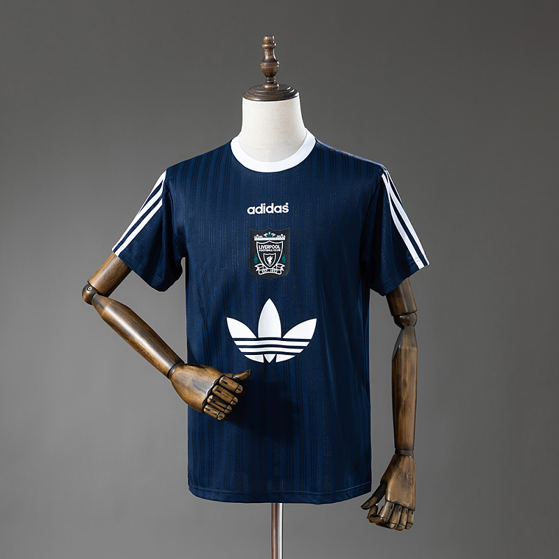 Liverpool FC Polyester T-shirt 95 Navy Blue
