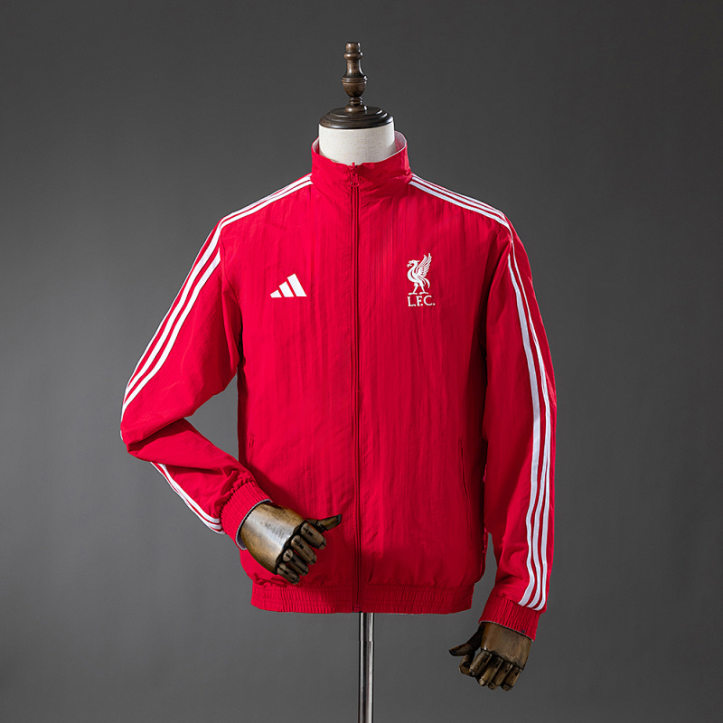 Liverpool FC Reversible Jacket Windbreaker - Red & White