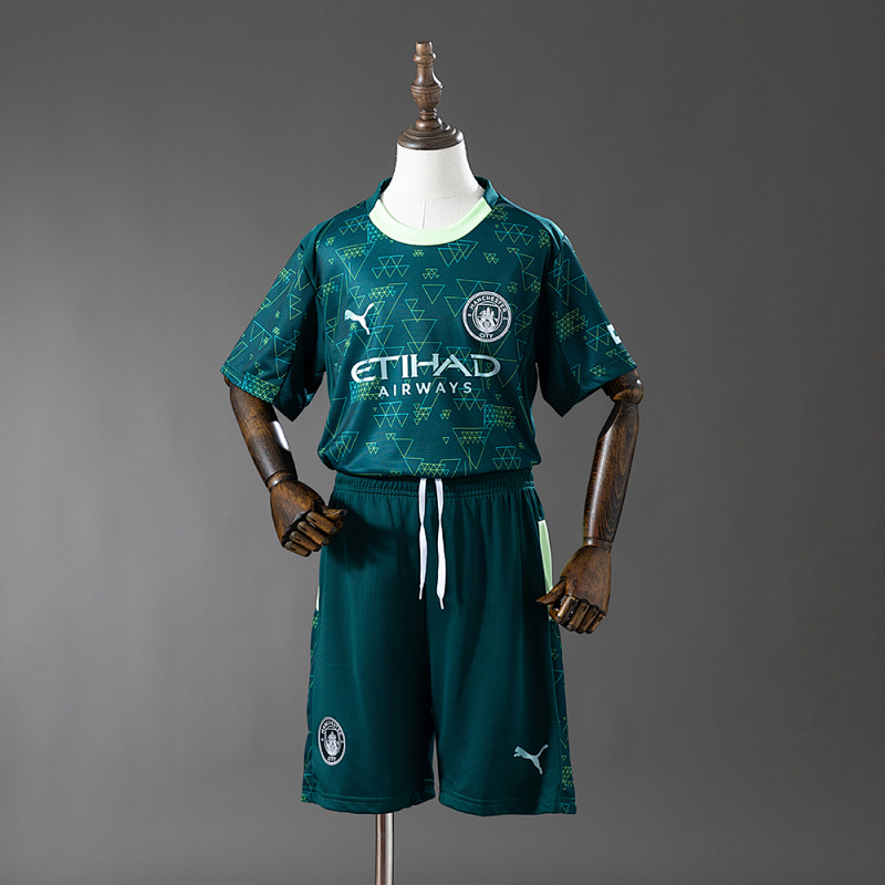 Manchester City 25/26 Fourth Away Kids Kit Jersey