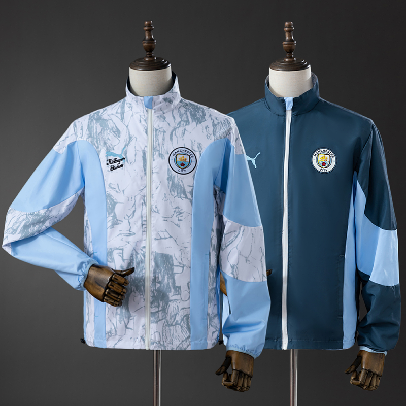 Manchester City x Kidsuper 2026 Reversible Anthem All Weather Jacket Windbreaker