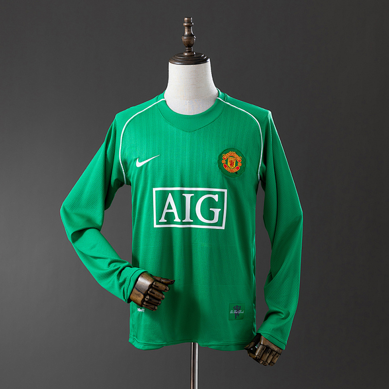 Manchester United 07/08 Goalkeeper Long Sleeve Retro Jersey