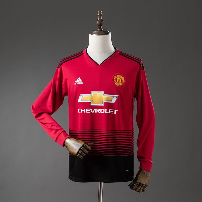Manchester United 1819 Home Long-Sleeve Retro Jersey
