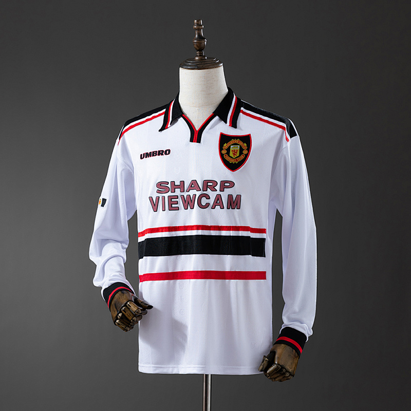Manchester United 1998/99 Away Long Sleeve Retro Jersey