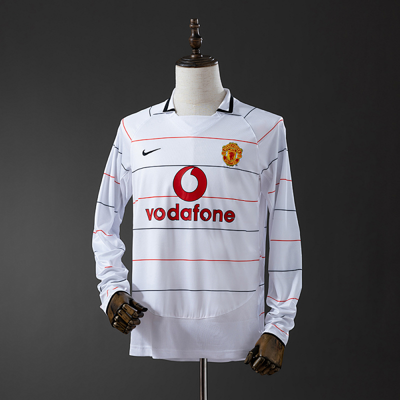 Manchester United 2003/05 Away Long Sleeve Retro Jersey