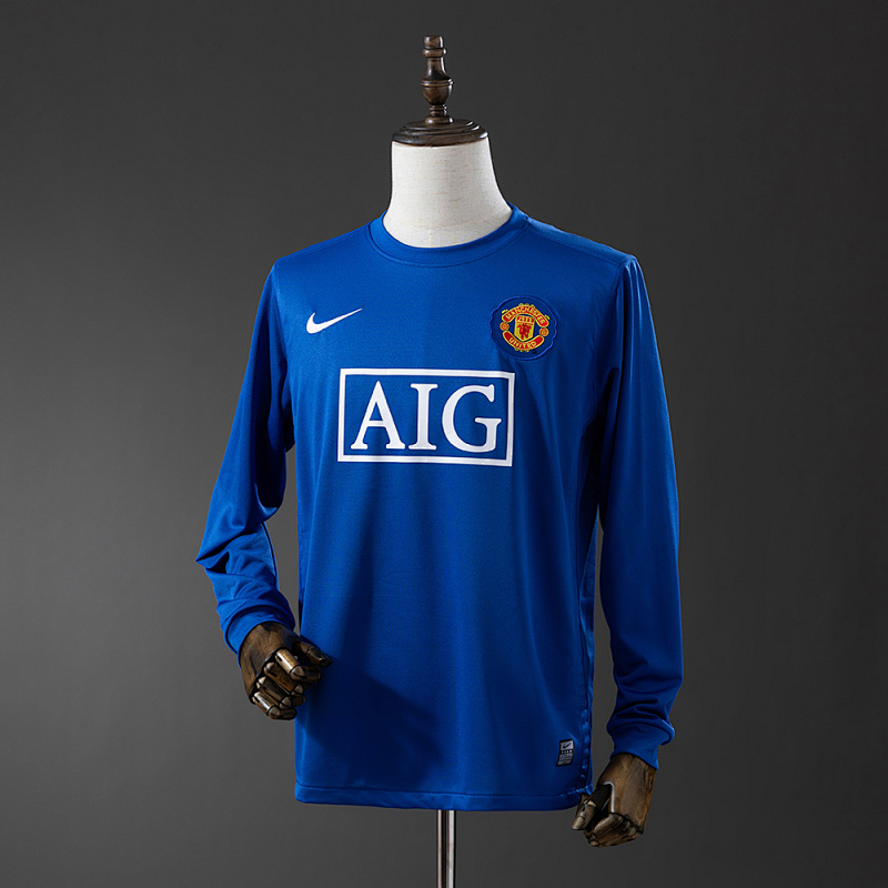 Manchester United 2008/09 Second Away Long Sleeve Retro Jersey