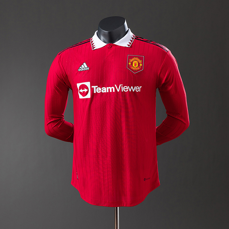 Manchester United 22/23 Home Long Sleeve Player Version Retro Jersey