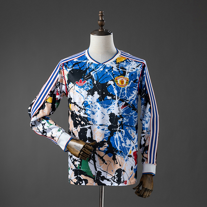 Manchester United 25/26 Originals Stone Roses Long-Sleeve Jersey