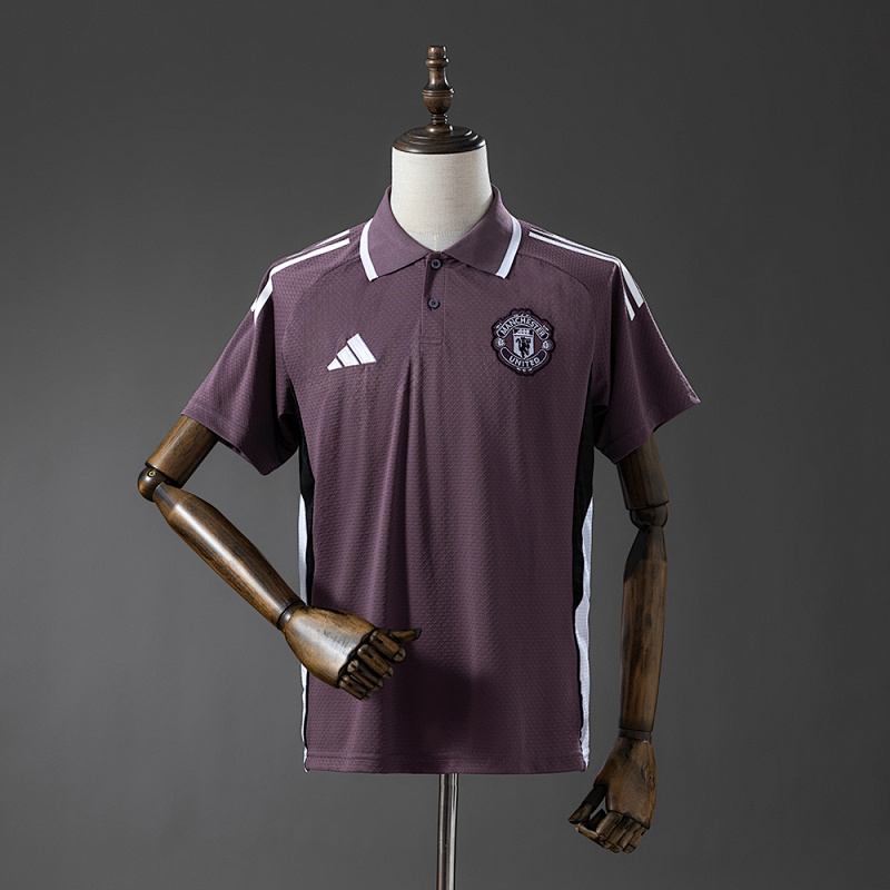 Manchester United 25/26 POLO - Grey Purple