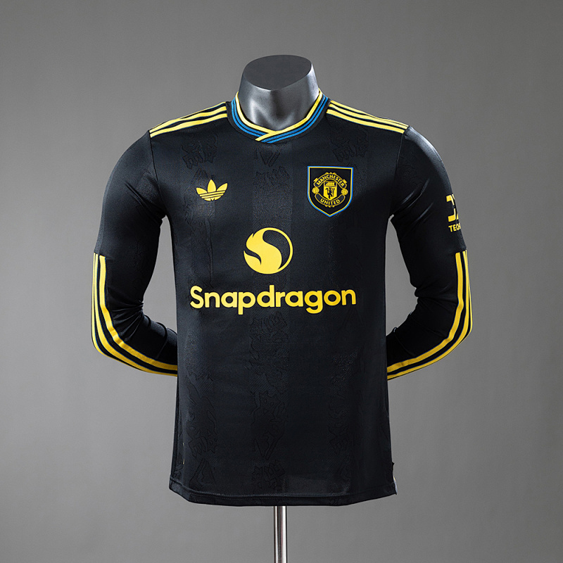 Manchester United 25/26 Third Away Player Version Long-sleeved Jersey