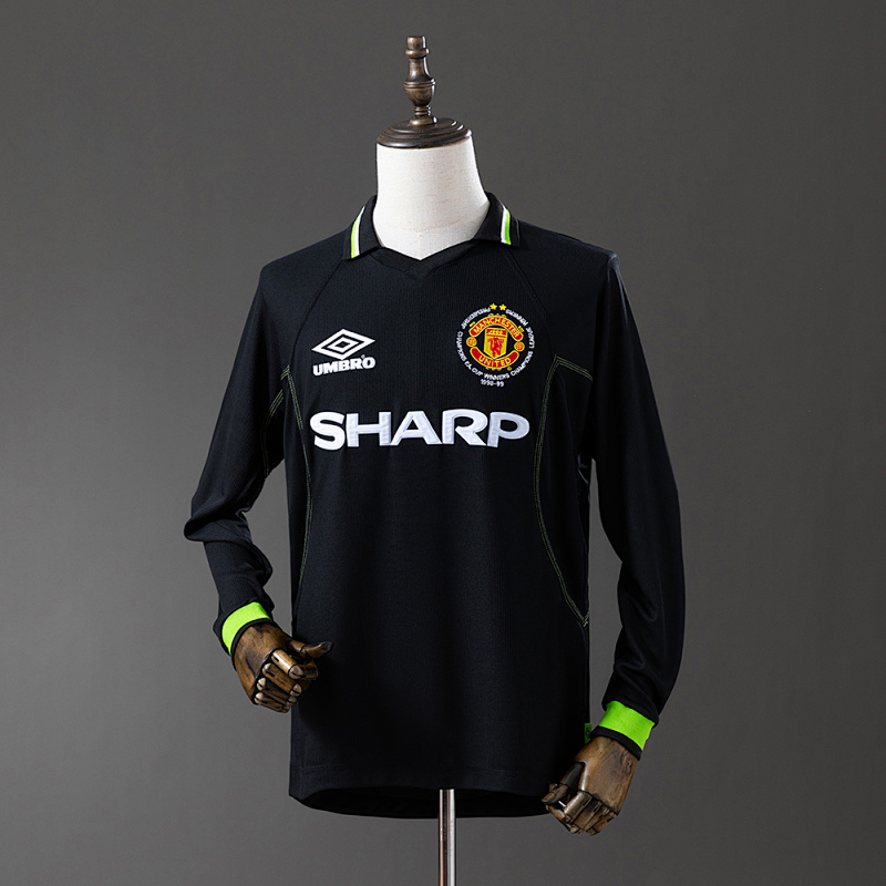 Manchester United 98/99 2nd Away (Champions League Edition) Long Sleeve Retro Jersey