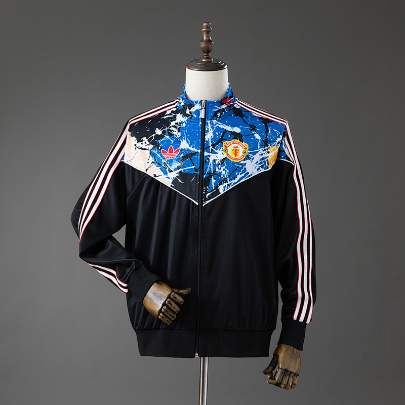 Manchester United x Stone Roses Track Top 'Black Multi