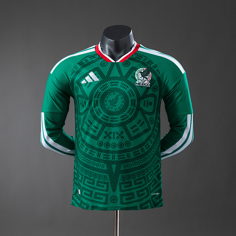 Mexico 2026 Home Long-Sleeve Player Version Jerseys