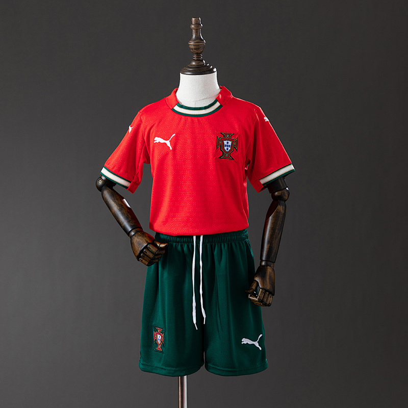 Portugal 25/26 Home kids kit Jersey