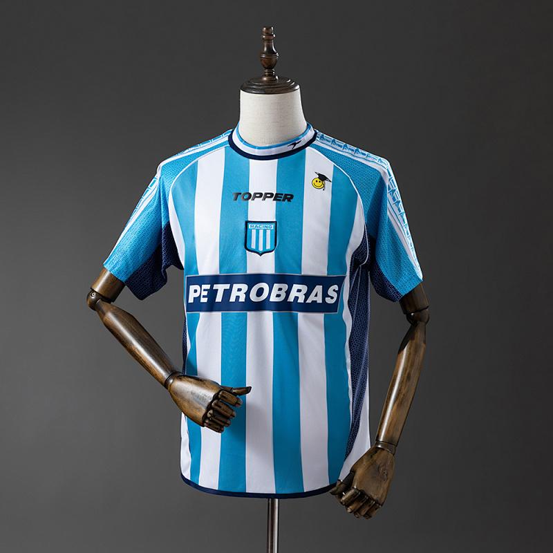 Racing Club de Avellaneda 02/03 Home Retro Jersey