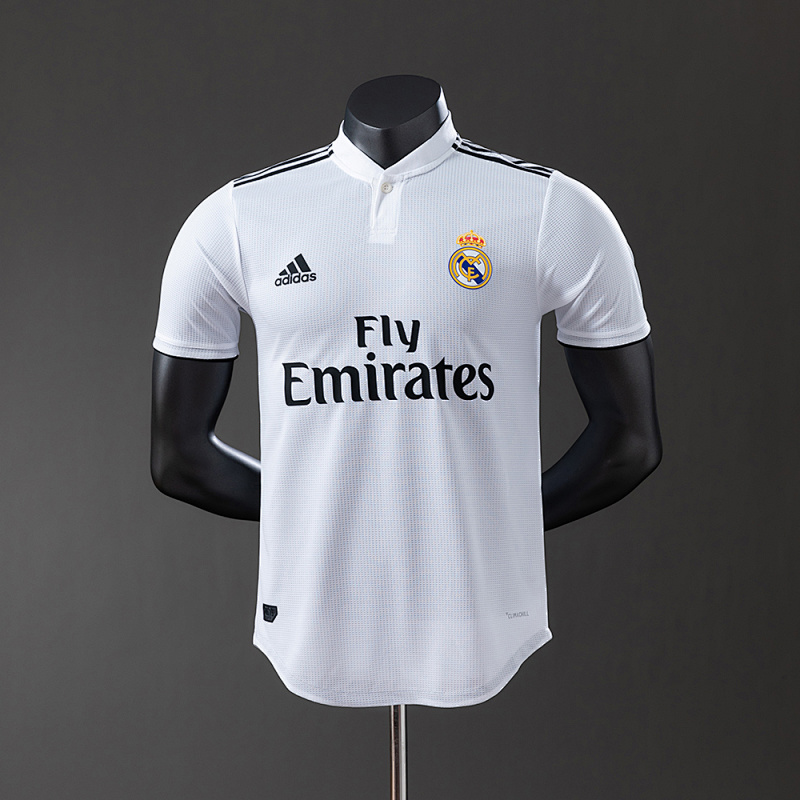 Real Madrid 18/19 Home Player Version Retro Jersey