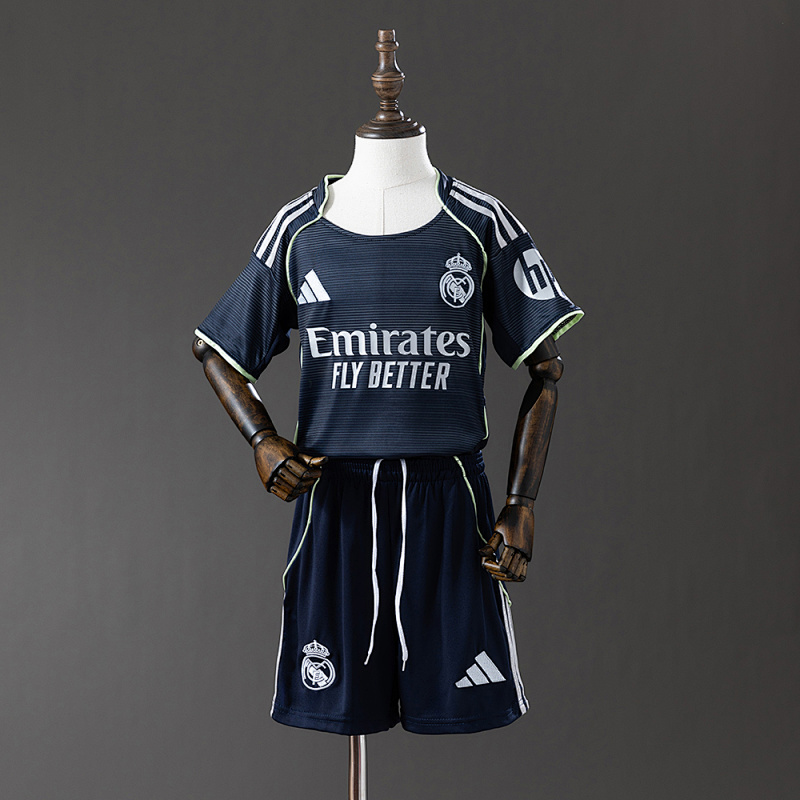 Real Madrid 2/526 Away kids kit Jersey