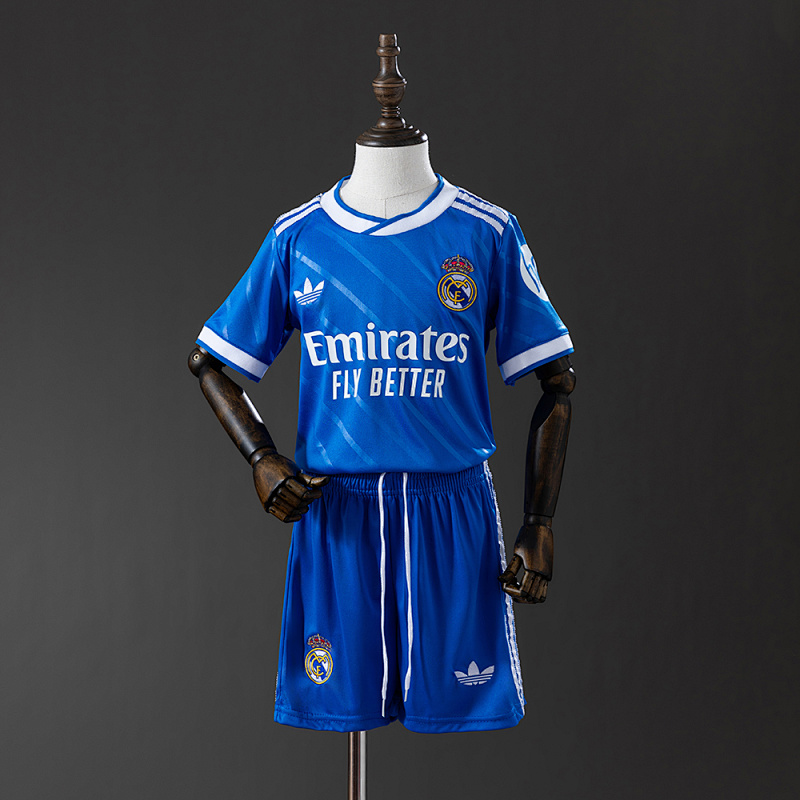 Real Madrid 2/526 Third away kids kit Jersey