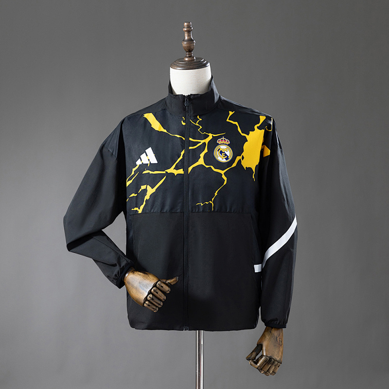 Real Madrid 25/26 Avengers - Pre-Match (Black) Windbreaker