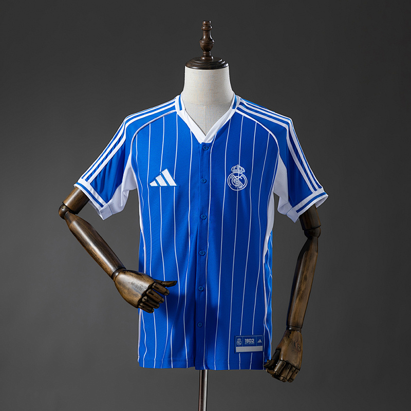 Real Madrid 25/26 Baseball - Blue Jersey