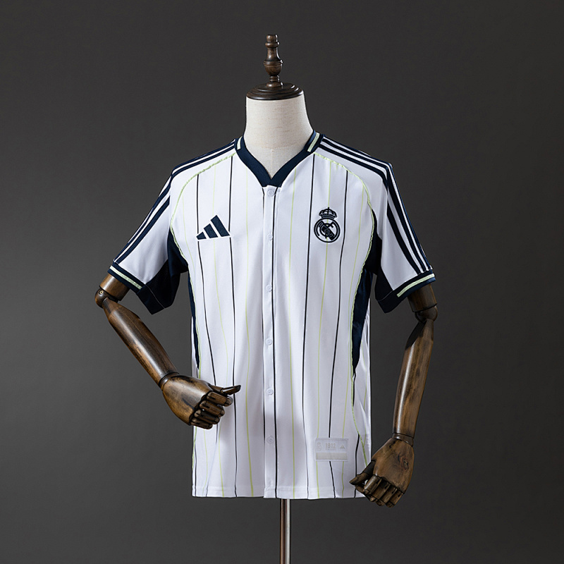 Real Madrid 25/26 Baseball - White Jersey