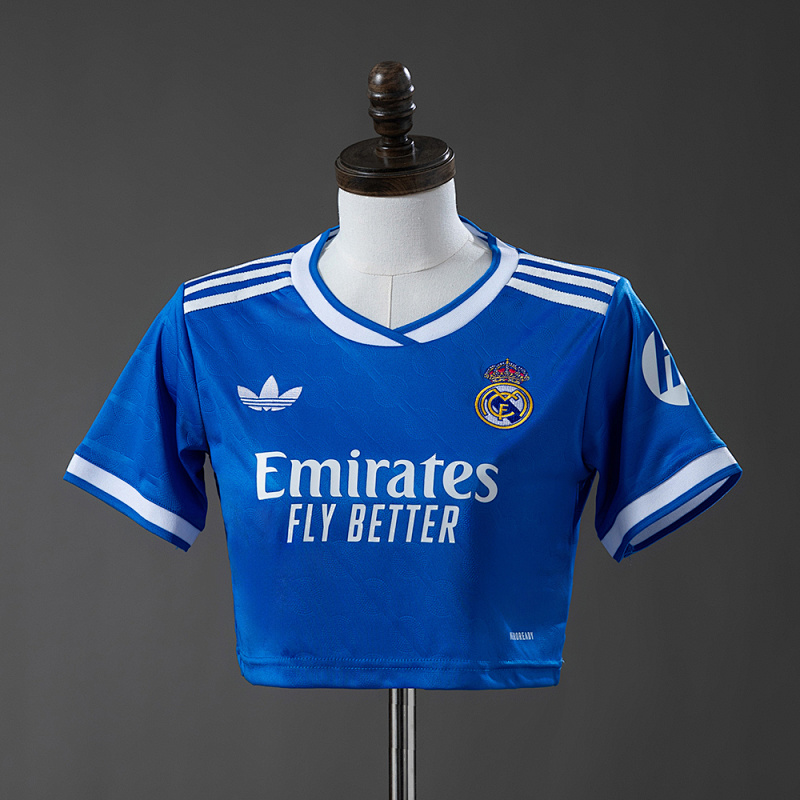 Real Madrid 25/26 Third Away Women's crop top style