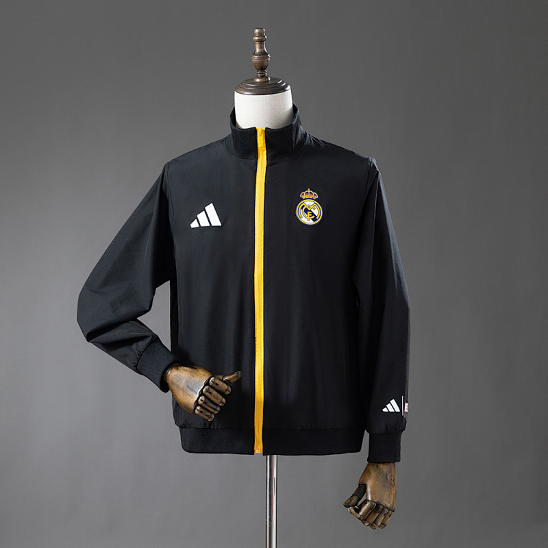 Real Madrid 25/26 Windbreaker - Black