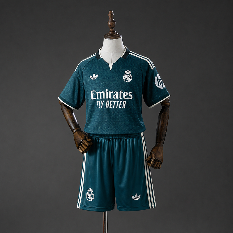 Real Madrid 26/27 Away Kids Kit Jersey