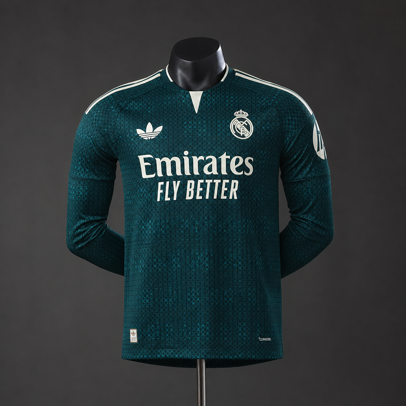 Real Madrid 26/27 Away Player Version Long Sleeved Jersey