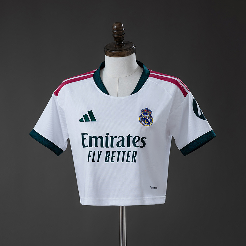 Real Madrid 26/27 Home Women's Crop Jersey