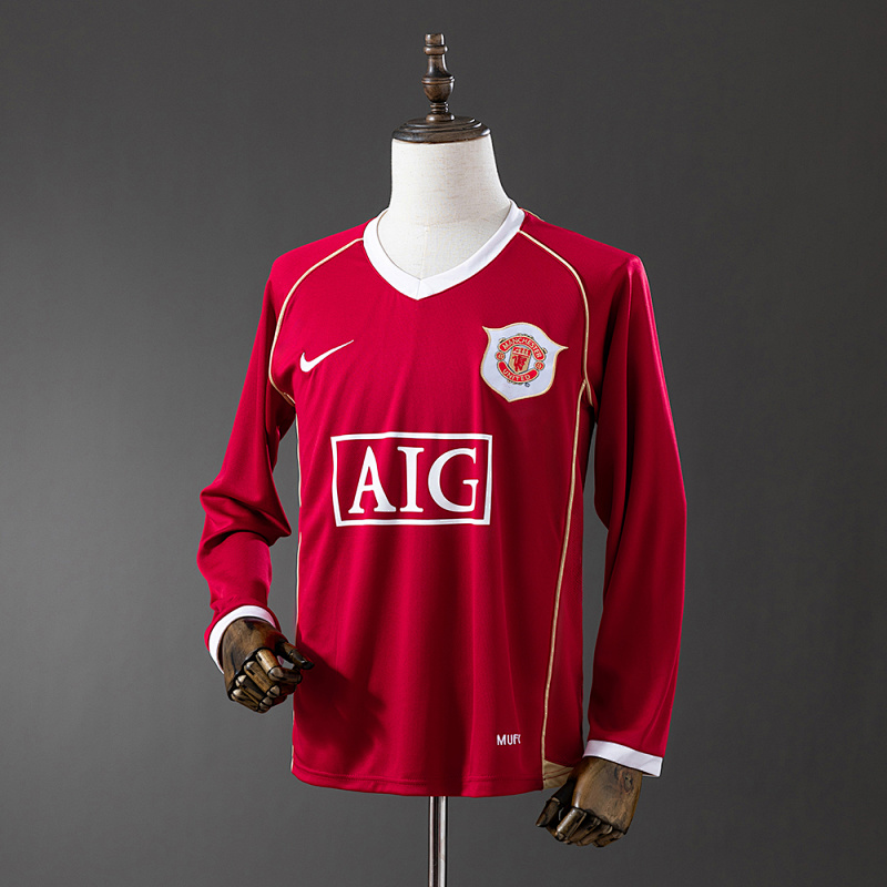 Retro 06/07 Manchester United Long sleeve home