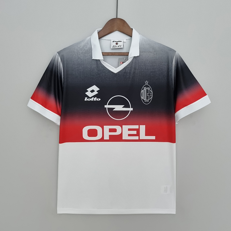 Retro AC Milan 95/96 Training Suit Black & White