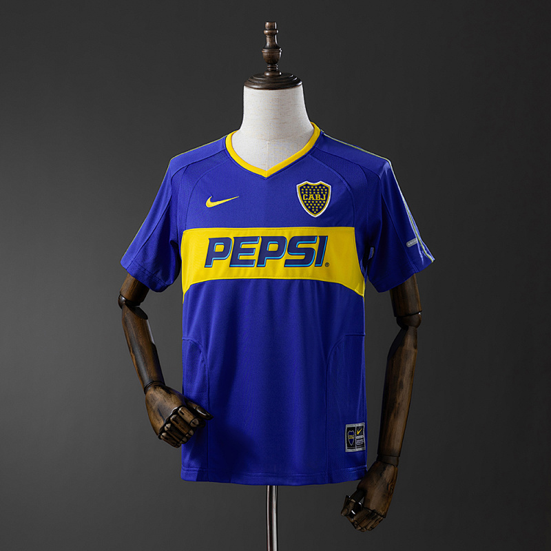 Retro Boca Juniors 03/04 home