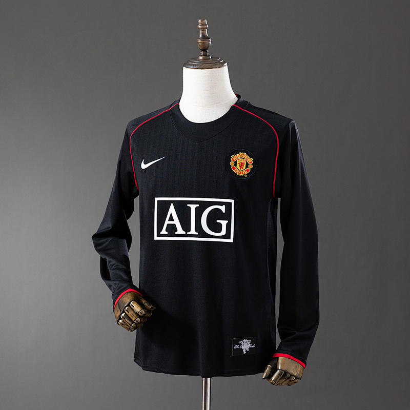 Retro long sleeve Manchester United 07/08 black