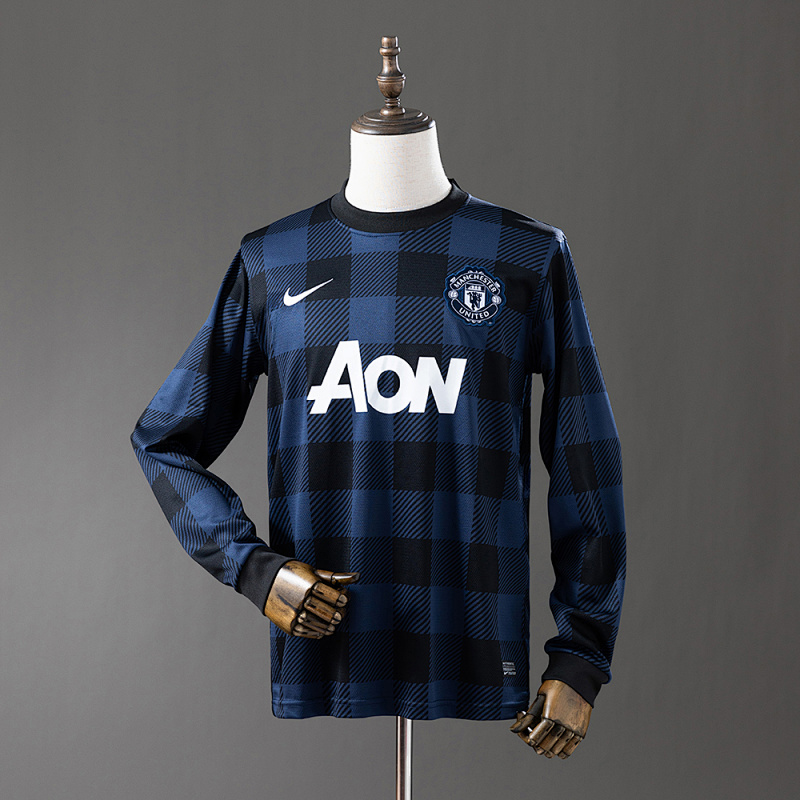 Retro Long Sleeve Manchester United 13/14 Black