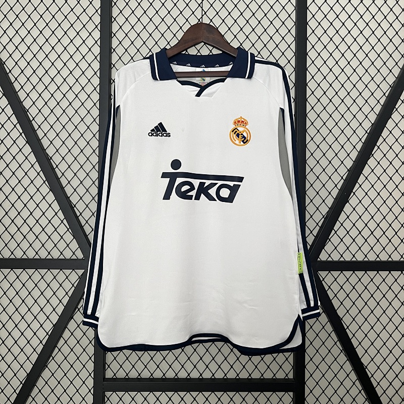 Retro long sleeve Real Madrid 00/01 Home