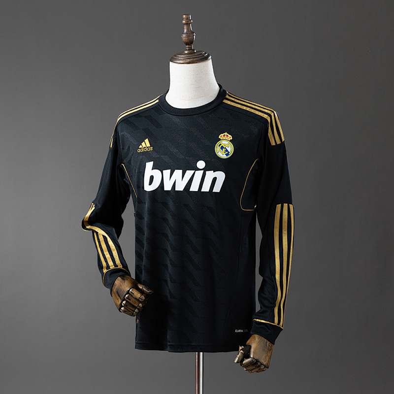 Retro Long Sleeve Real Madrid 11/12 Away