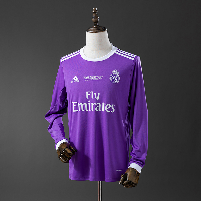 Retro long sleeve Real Madrid 16/17 away
