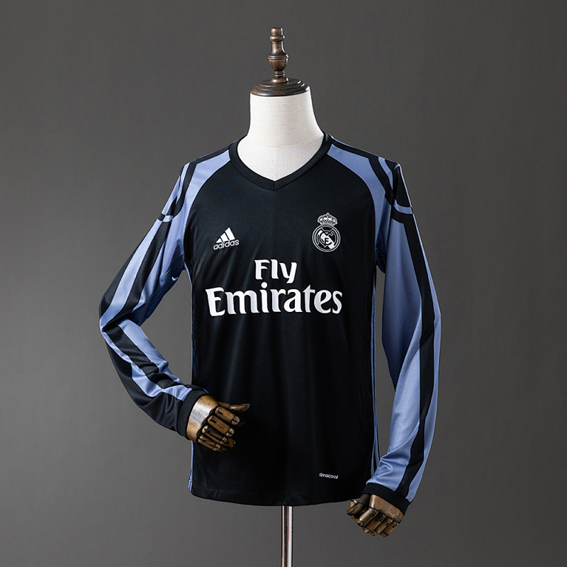 Retro Long Sleeve Real Madrid 16/17 Third Away
