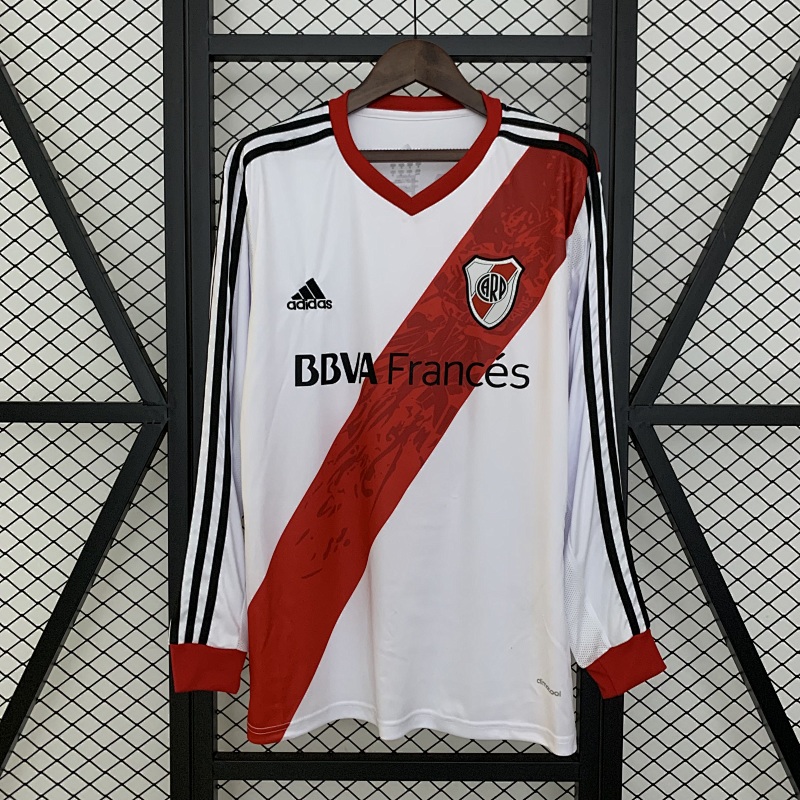 Retro Long Sleeve River Plate 13/14 Home