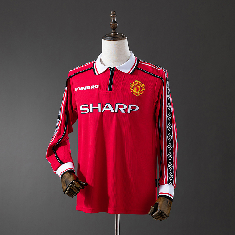 Retro long-sleeved 98/99 Manchester United home