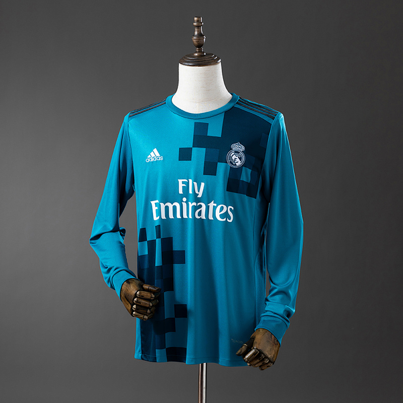 Retro Real Madrid 17/18 long sleeve third away