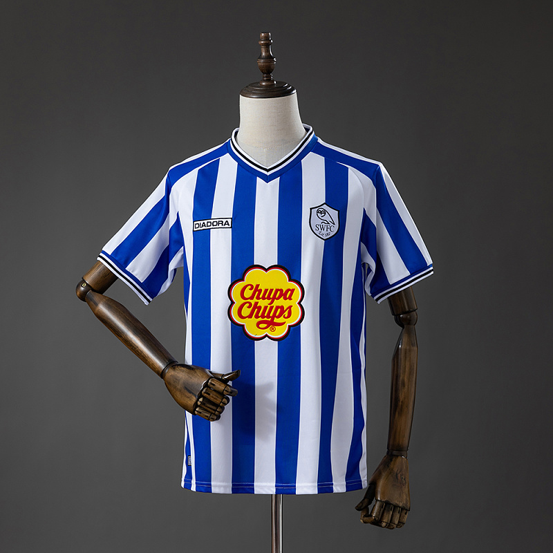 Sheffield Wednesday 2001 Home Game Retro Jersey