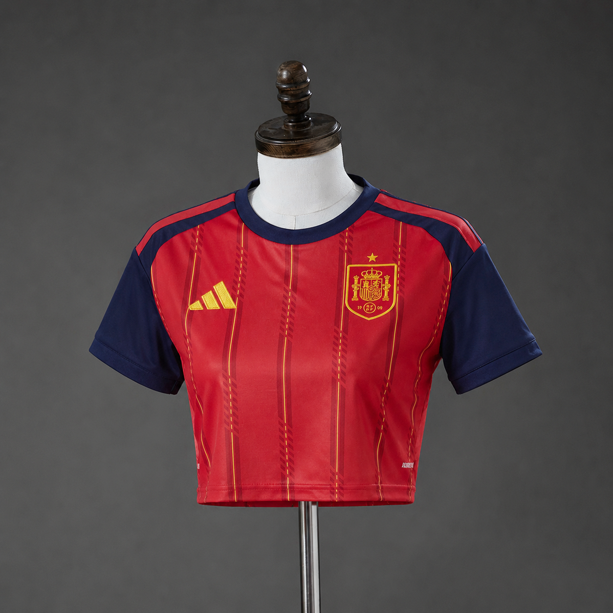 Spain 2026 Home Women's Crop Top Style Jersey
