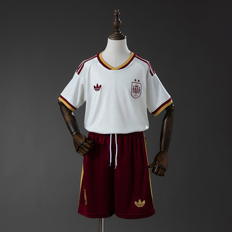 Spain 2026 Away 2-Star Champion Edition Kids Kit Jersey