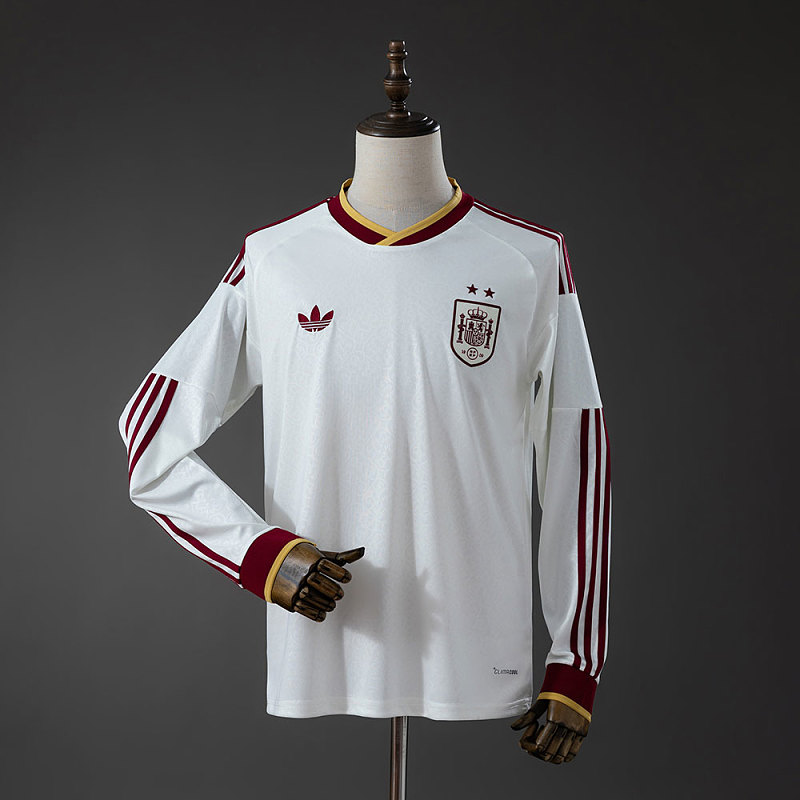 Spain 2026 Away 2-Star Champion Edition Long Sleeve Jersey