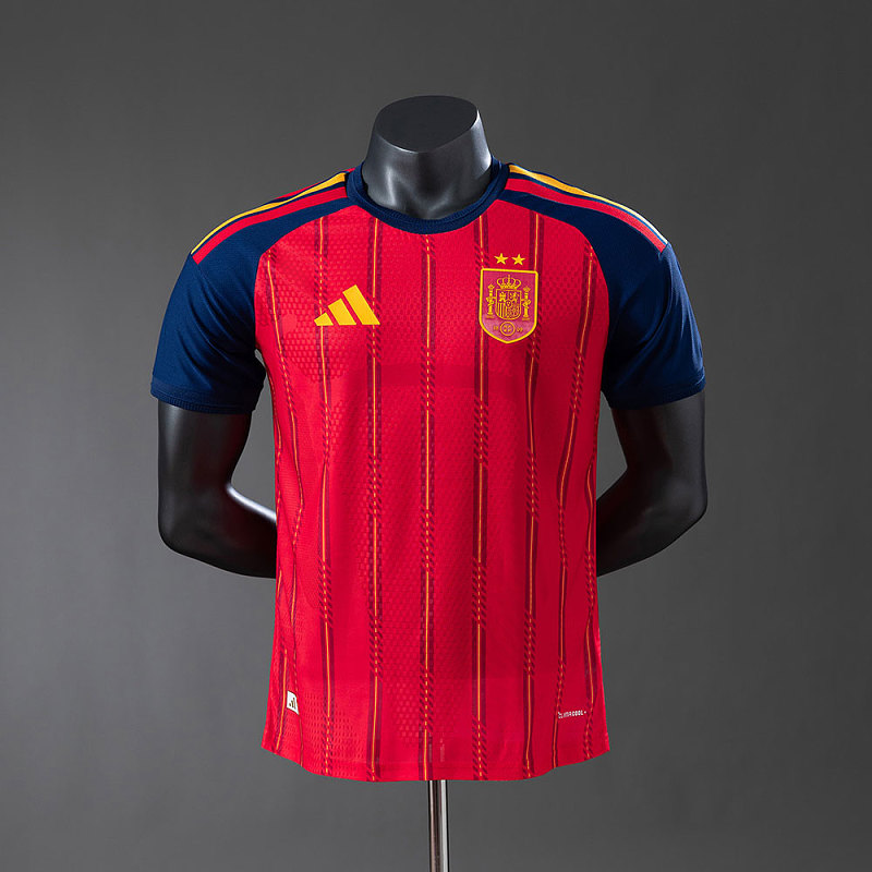 Spain 2026 Home 2-Star Champion Edition Player Version Jersey